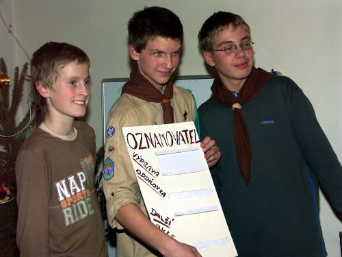 TDČ družiny medvědů - oddílová vývěska